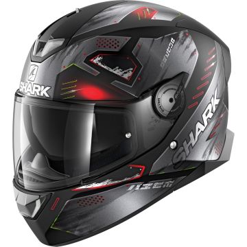 Shark Integralhelm SKWAL 2.2 mit Sonnenblende Max Vision Pinlock und LED