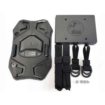 Hepco & Becker Seatpad Basic mit Gegenhalter zur Befestigung von Hecktaschen an Soziussitz