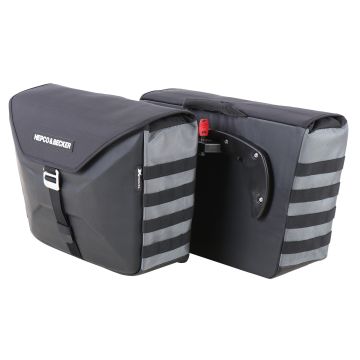 Hepco & Becker Seitenkoffer Set XTRAVEL für C-Bow Seitenträger 2x19 Liter Motorrad Seitentaschen