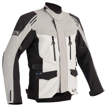 Lindstrands Storbo Motorradjacke CE AA wasserdicht mit Thermoweste und Protektoren