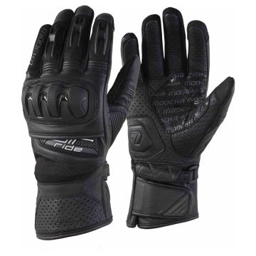 Modeka Air Ride 2 II Damen-Motorradhandschuhe CE Leder perforiert Mesh Touch Tip