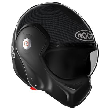 Roof Überklapphelm BoXXer CARBON mit 50% getöntem Antifog-Visier und Doppel-Zulassung als Jet und Integral