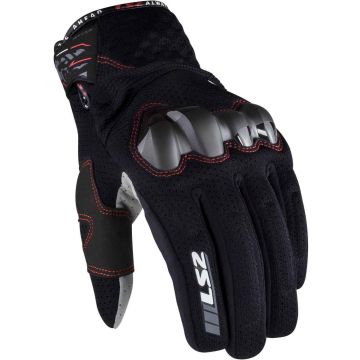 LS2 Chaki Man Motorradhandschuhe CE Leder mit Protektoren