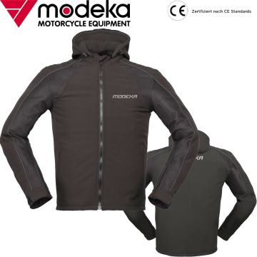 Modeka Motorradjacke CHUCK AIR Softshell CE mit Protektoren
