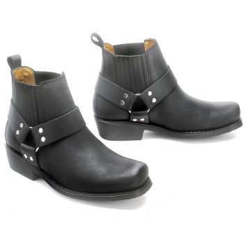Kochmann Motorrad Chopperstiefel CITY BIKER Leder Western-Kurzstiefel