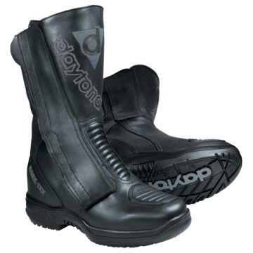 Daytona Gore-Tex Motorradstiefel M-STAR GTX Leder mit 6 cm Fersenerhöhung und Knöchelschutz