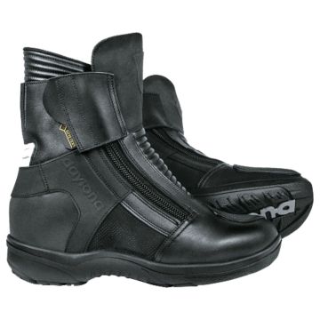 Daytona Gore-Tex Motorradstiefel MAX SPORTS GTX wasserdicht CE mit 6 cm höhrem Stand und Fersen Reflektor