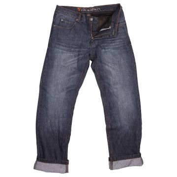Modeka Motorradjeans DENVER 2 II PRO Relaxed-Fit mit Aramid-Innenhose und Knieprotektoren