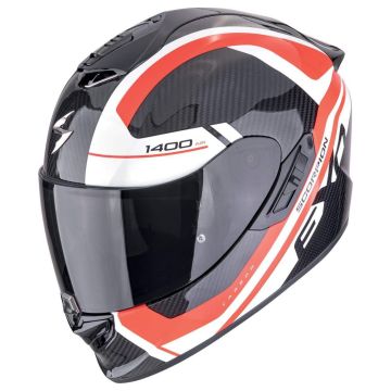Scorpion EXO-1400 EVO 2 II CARBON Air Integralhelm ECE 22.06 mit Not-Entriegelung Sonnenblende Pinlock und 2 Visieren