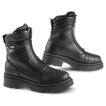 Falco Ruby Motorradstiefel Damen CE Echtleder wasserdicht mit Quick-Zip System und D3O Protektoren