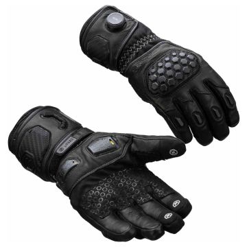 Knox Zero MK4 Motorradhandschuhe CE Leder wasserabweisend BOA-Fit Verschluss
