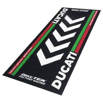 Motorradteppich Werkstatt Garagenmatte Ducati Cafe Racer Vespa Factory Racing Geschenkartikel