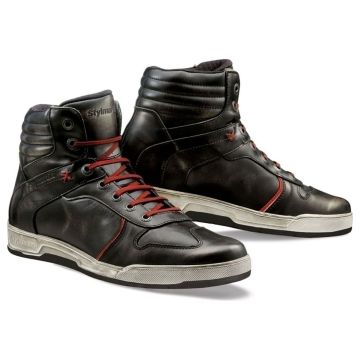 Stylmartin Motorradschuhe IRON Leder Sneaker wasserdicht mit CE und Knöchelprotektoren