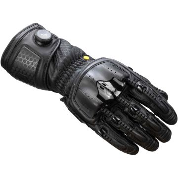 Knox Handroid MK5 Motorradhandschuhe mit langer Stulpe Vollmanschette BOA-Verschluss Leder CE Protektoren