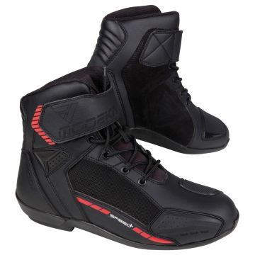 Modeka Sport-Motorradstiefel KYNE kurz mit Schnürung CE 3D-Mesh und Verstärkungen
