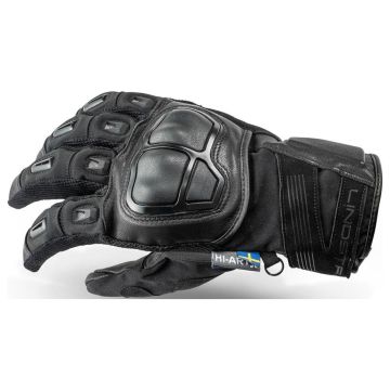Lindstrands SVEG Motorradhandschuhe CE Allwetter Leder wasserdicht Touch