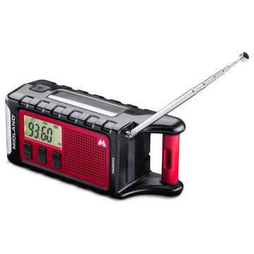 Midland ER300 Pro Notfallradio Powerbank 10000 mAh Solar Dynamo Bluetooth SOS