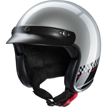 Redbike RB-806 Le Mans Jethelm Klassischer Stil ECE 22.06 inklusive Helmschirm