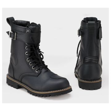 Kochmann Motorradstiefel RIDER Leder-Schnürstiefel wasserdicht mit Hipora und CE