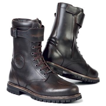 Stylmartin Motorradstiefel ROCKET Leder wasserdicht atmungsaktiv CE mit Knöchelprotektoren