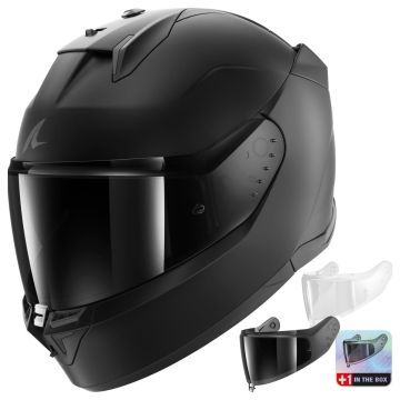 Shark Integralhelm D-SKWAL 3 Dark Shadow Edition ECE 22.06 + EXTRA VISIER