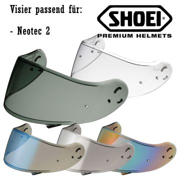 Shoei Visier CNS-3 für Helme Neotec II vorbereitet für Pinlock