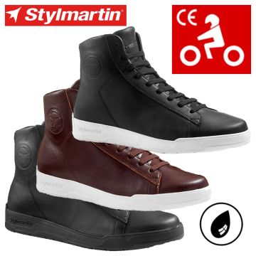 Stylmartin Motorrad Sneaker CORE Leder wasserdicht Air-Mesh Futter Protektoren CE
