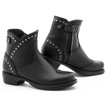 Stylmartin Motorradstiefel PEARL ROCK WP Damen Leder wasserdicht Nieten Knöchelprotektoren CE