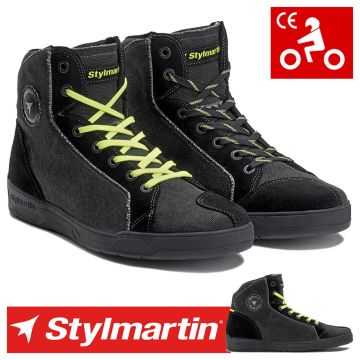 Stylmartin Motorradschuhe SHADOW Sneaker atmungsaktiv mit Air-Mesh-Futter und Knöchelschutz CE