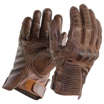 Trilobite Sommer Motorradhandschuhe CAFE für Herren mit Aramid CE und kurzer Stulpe