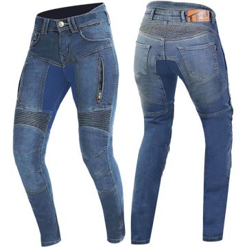 Trilobite Parado Monolayer Lady Motorradjeans CE AAA mit Tri-Stretcher Pro 5.0 Denim und Protektoren