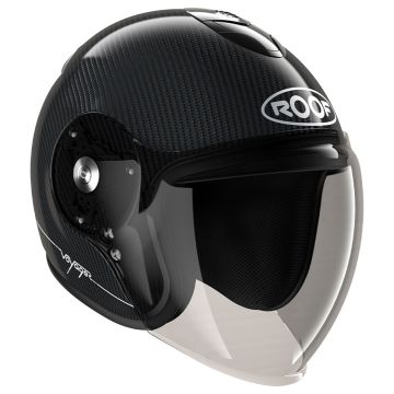 Roof Semi-Jet Helm VOYAGER CARBON mit 50% getöntem Antifog-Visier und ECE 22.05