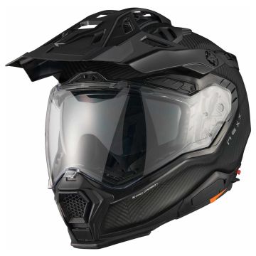 Nexx X.WED3 Carbon Adventure Helm Cross Enduro Integral mit Pinlock Sonnenblende und 2 Visieren ECE 22.06