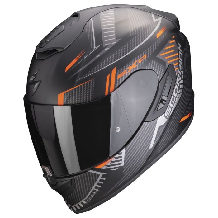 SHELL matt schwarz orange