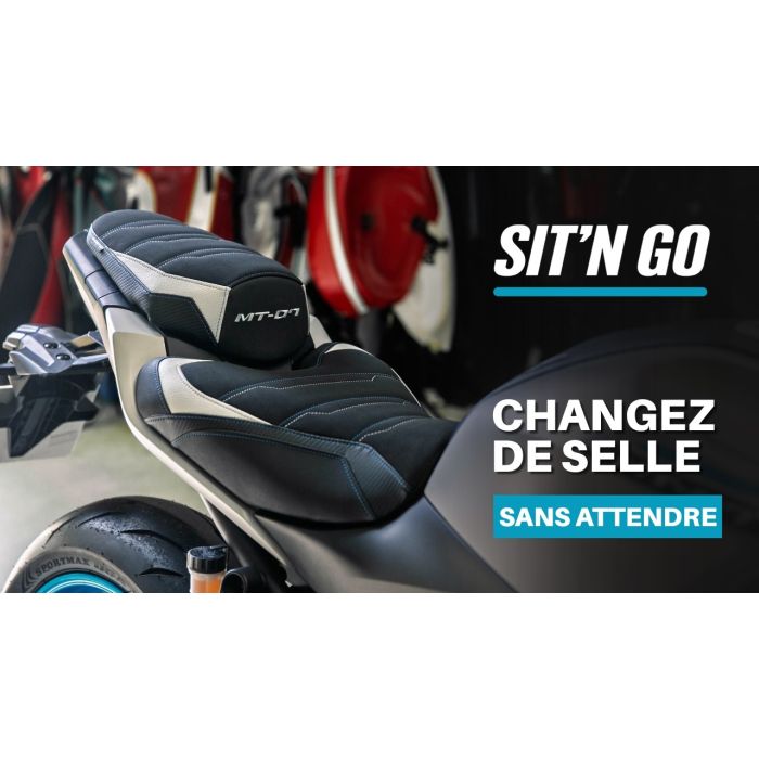 SIT’N GO by BAGSTER | La selle moto artisanale sans délai