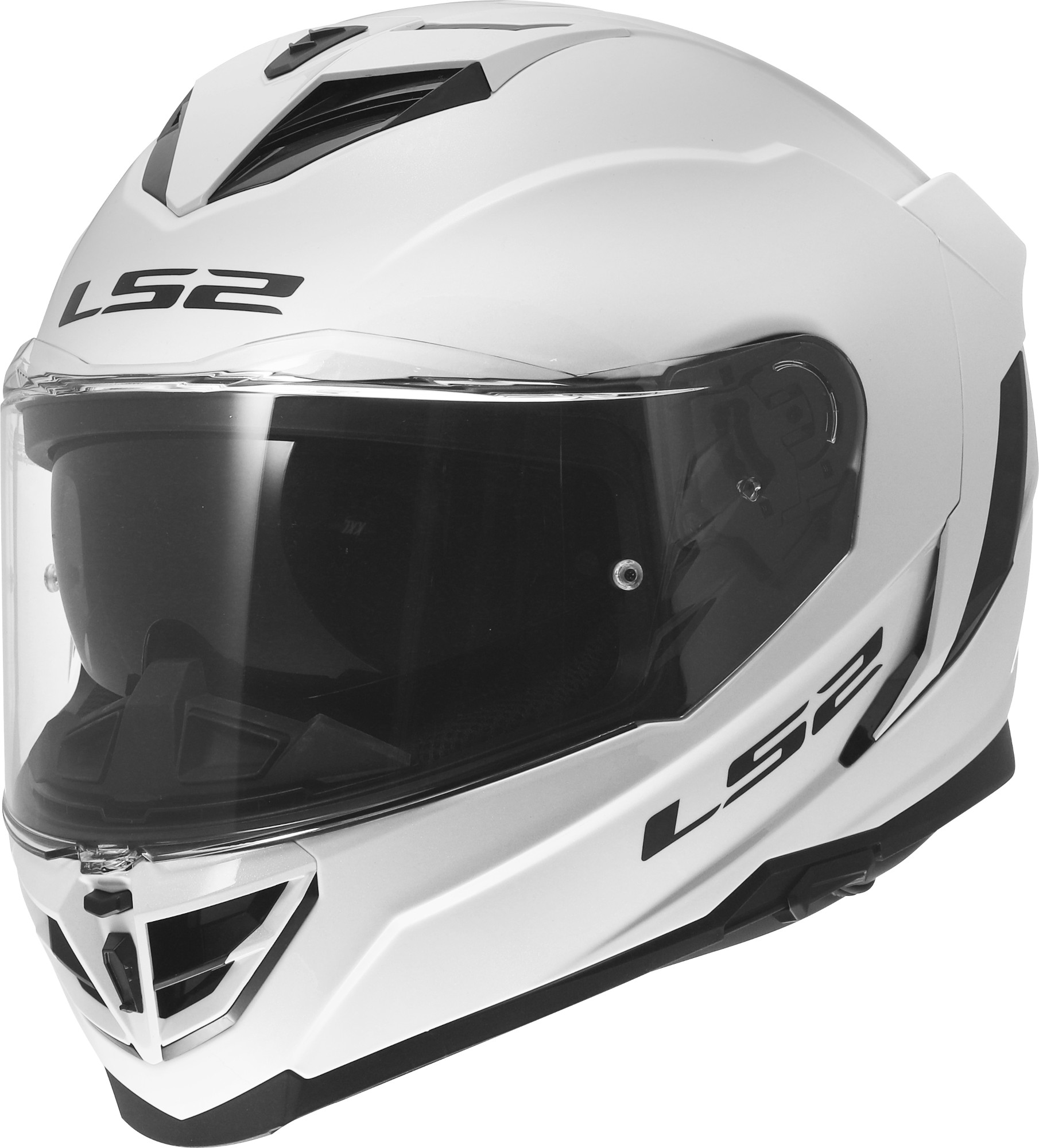 Ls2 Casque Intégral Ff818 Storm Iii Gloss White S unisex