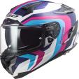 GALACTIC glossy weiß blau pink
