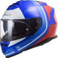 SLANT glossy blau rot