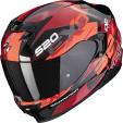 COVER metallic schwarz rot